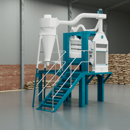 CLR 107M Grain Cleaner System - 18 ton per hour